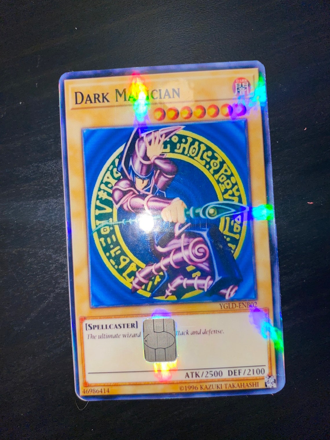YuGiOh dark magician credit card skin Anime skin Etsy