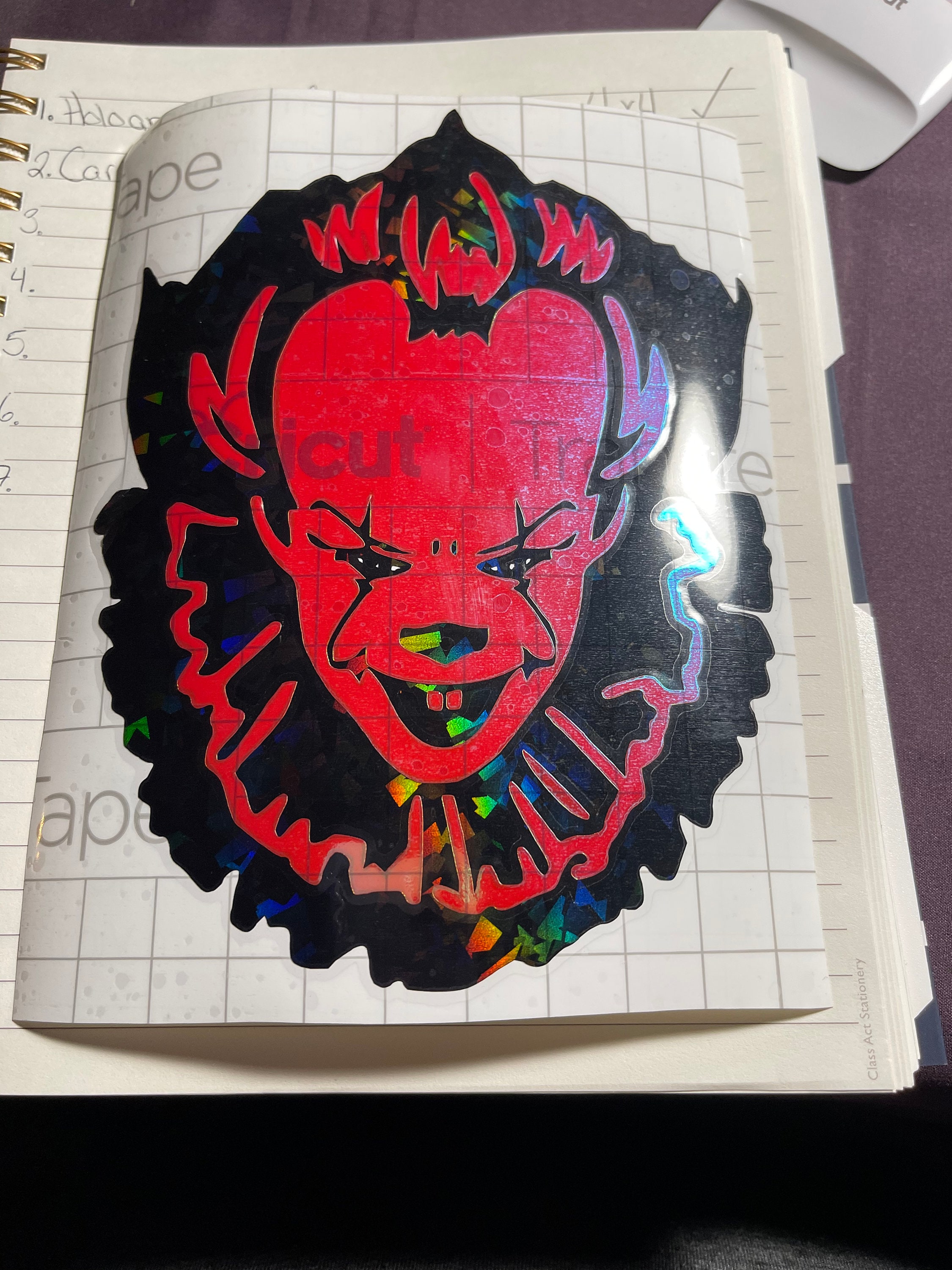 Pennywise car decal Etsy
