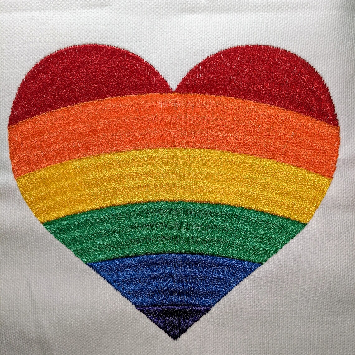 Rainbow heart embroidery design files lgbt gay pride heart  etsy Rainbow heart embroidery design files lgbt gay pride heart  etsy
