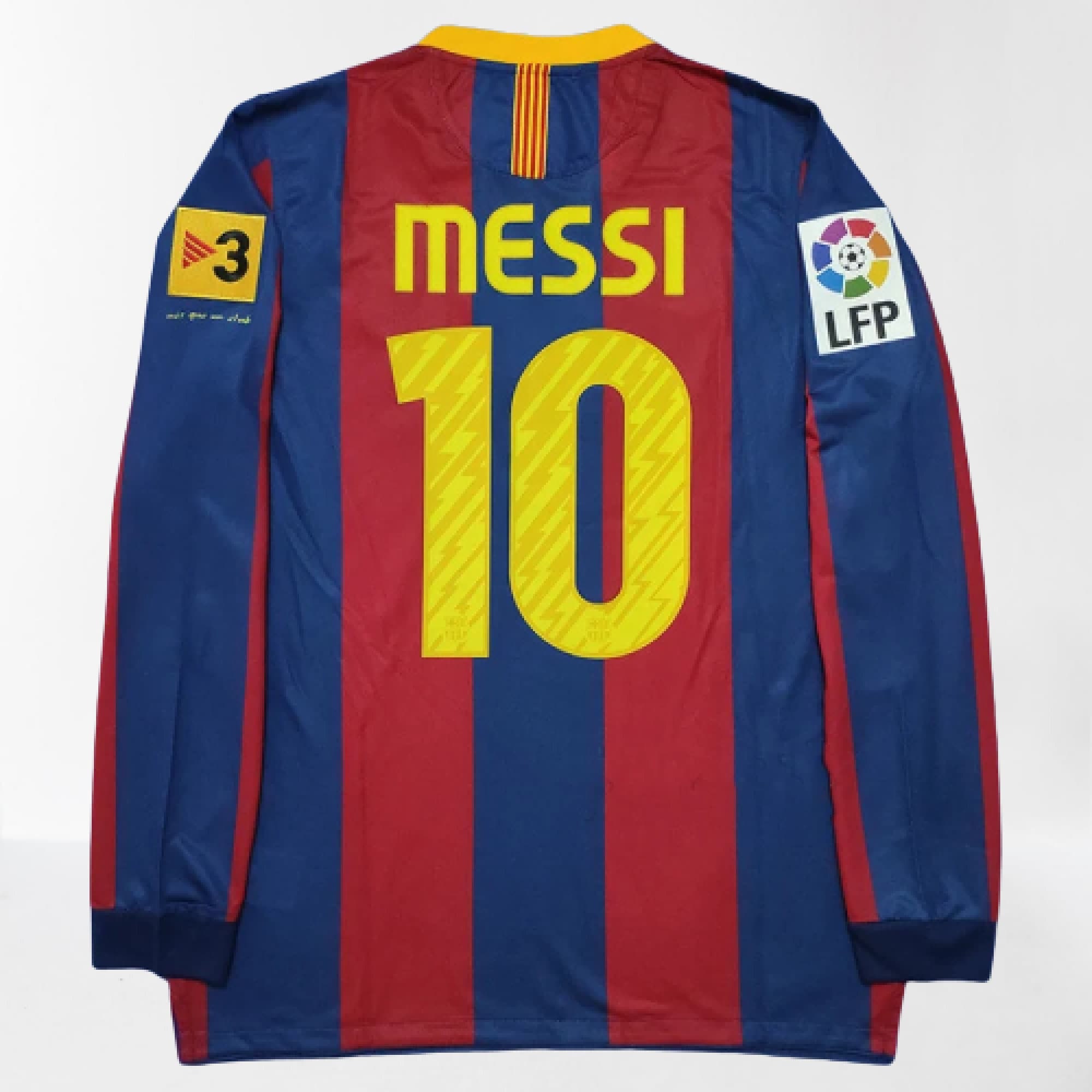 MESSI BUNDLE Authentic Gold/Black Barcelona Jersey (youth XL) &  cleats (5y)