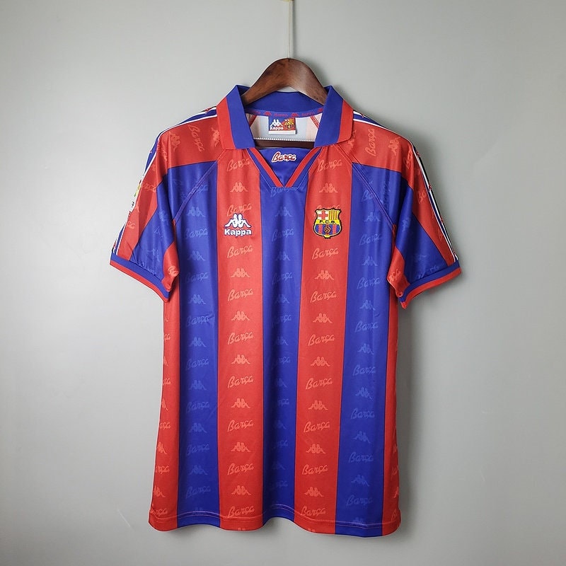 Barcelona 1995/1996/1997 MATCH WORN De La Pena Kappa Football 