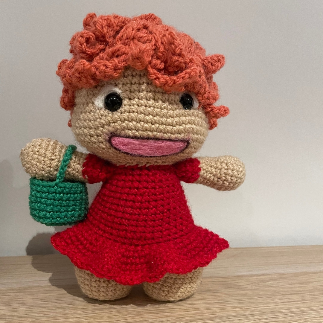 Ponyo Inspired Amigurumi Crochet Pattern PDF Download Etsy