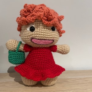 Ponyo geïnspireerd Amigurumi haakpatroon PDF downloaden