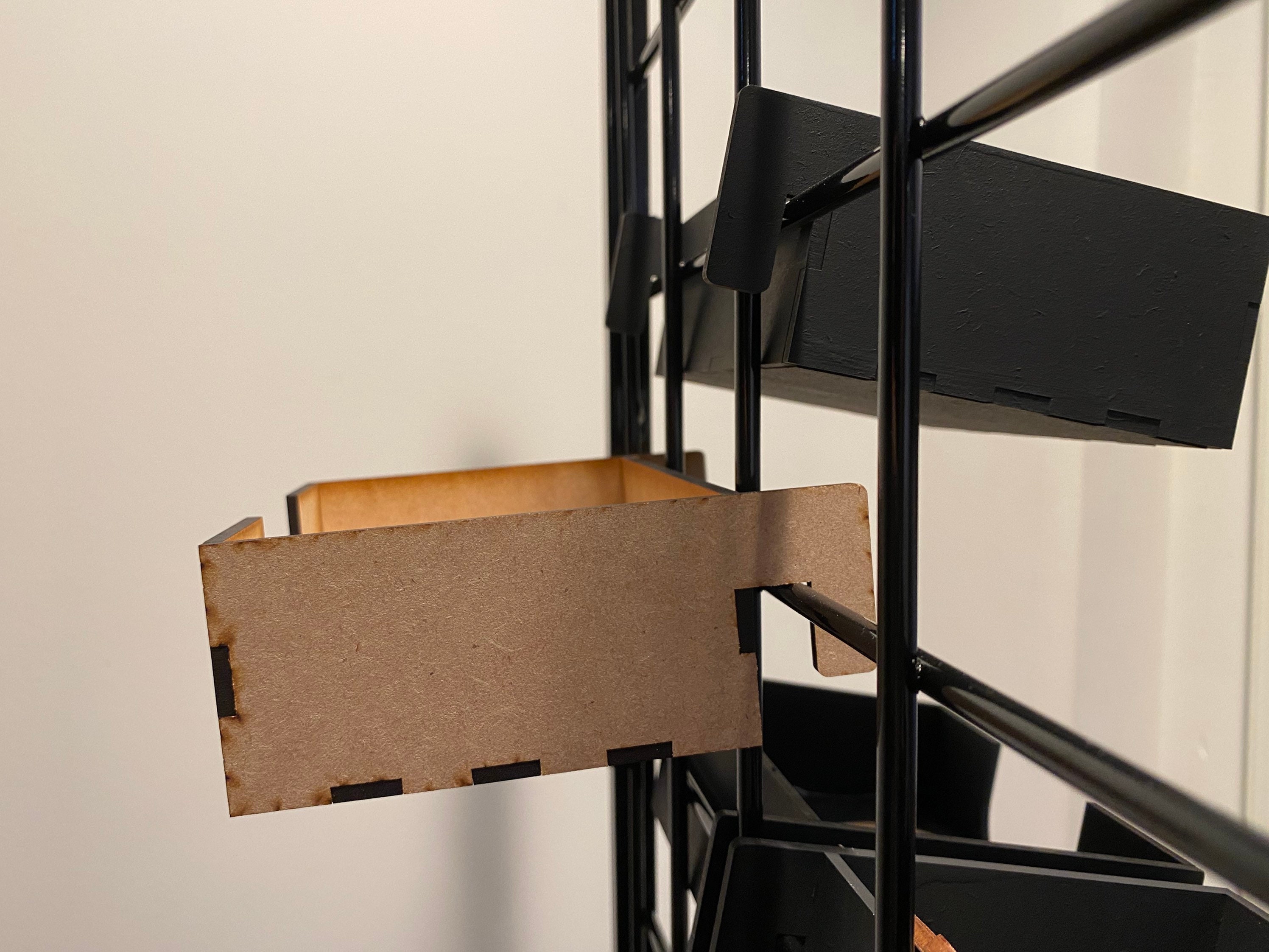 Gridwall Boxes Bins Design File for Laser Cutting 1/8 Etsy