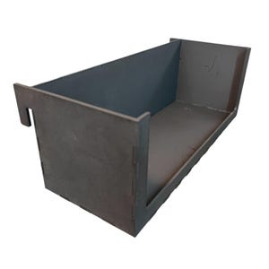 Skrzynki Gridwall (11,25" szerokości wewnętrznej) Plik projektu do cięcia laserowego płyt MDF o grubości 1/8", pasują do 3" na środkowej siatce z drutem o średnicy 1/4"