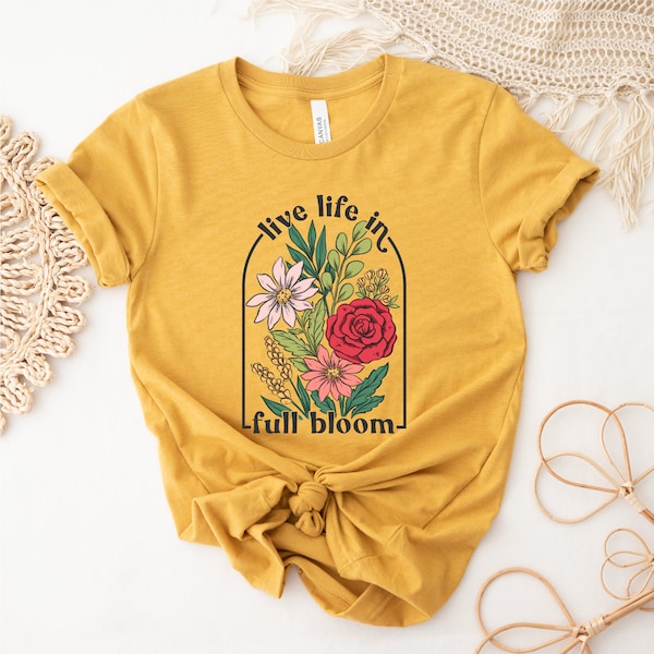 Live Life in Full Bloom - Etsy