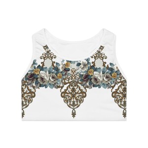 Oriental Design Sports Bra - Dance - Fitness Top-2