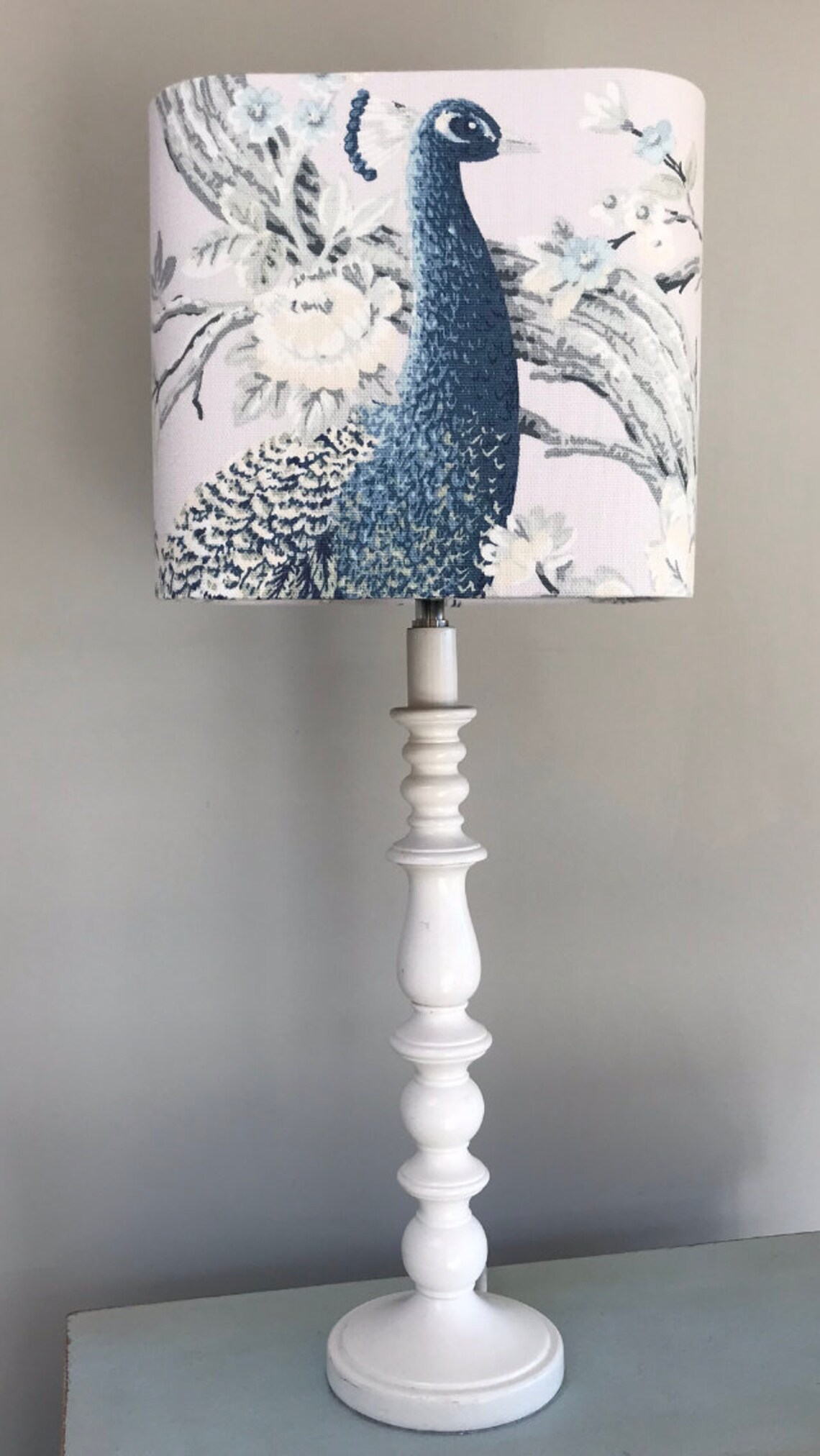 Laura Ashley Belvedere / Bacall Midnight Handmade Drum / Etsy