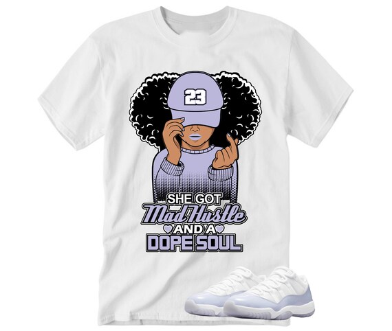 pure violet jordan 11 shirt