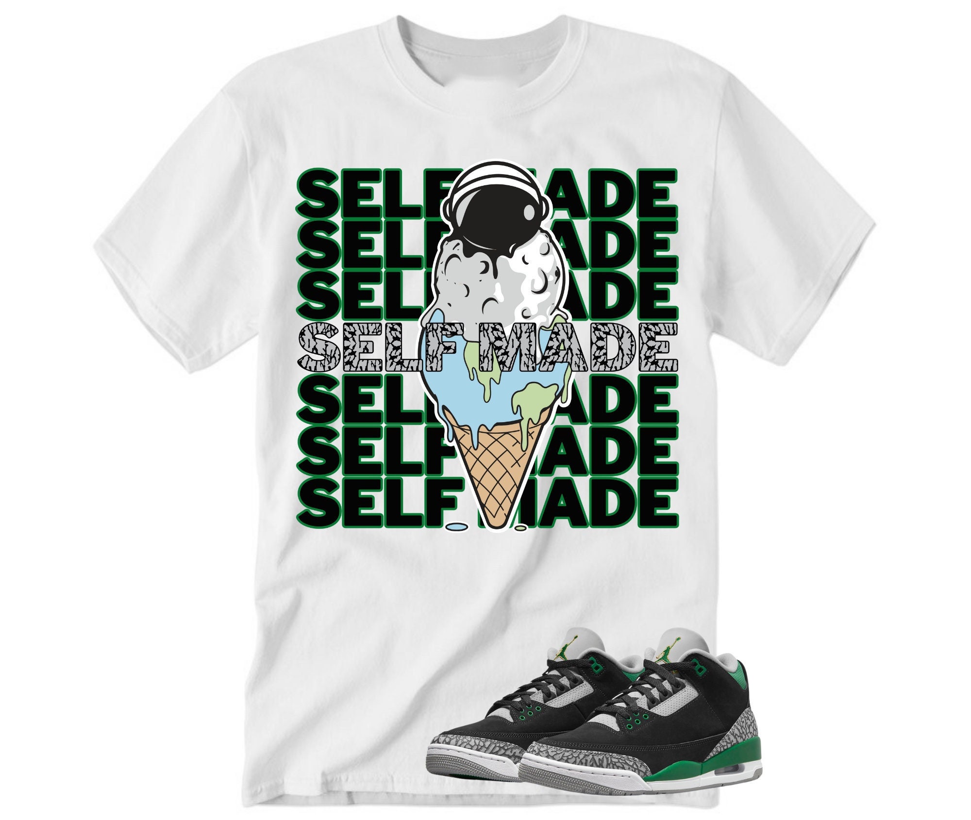 ice cream jordan shirt