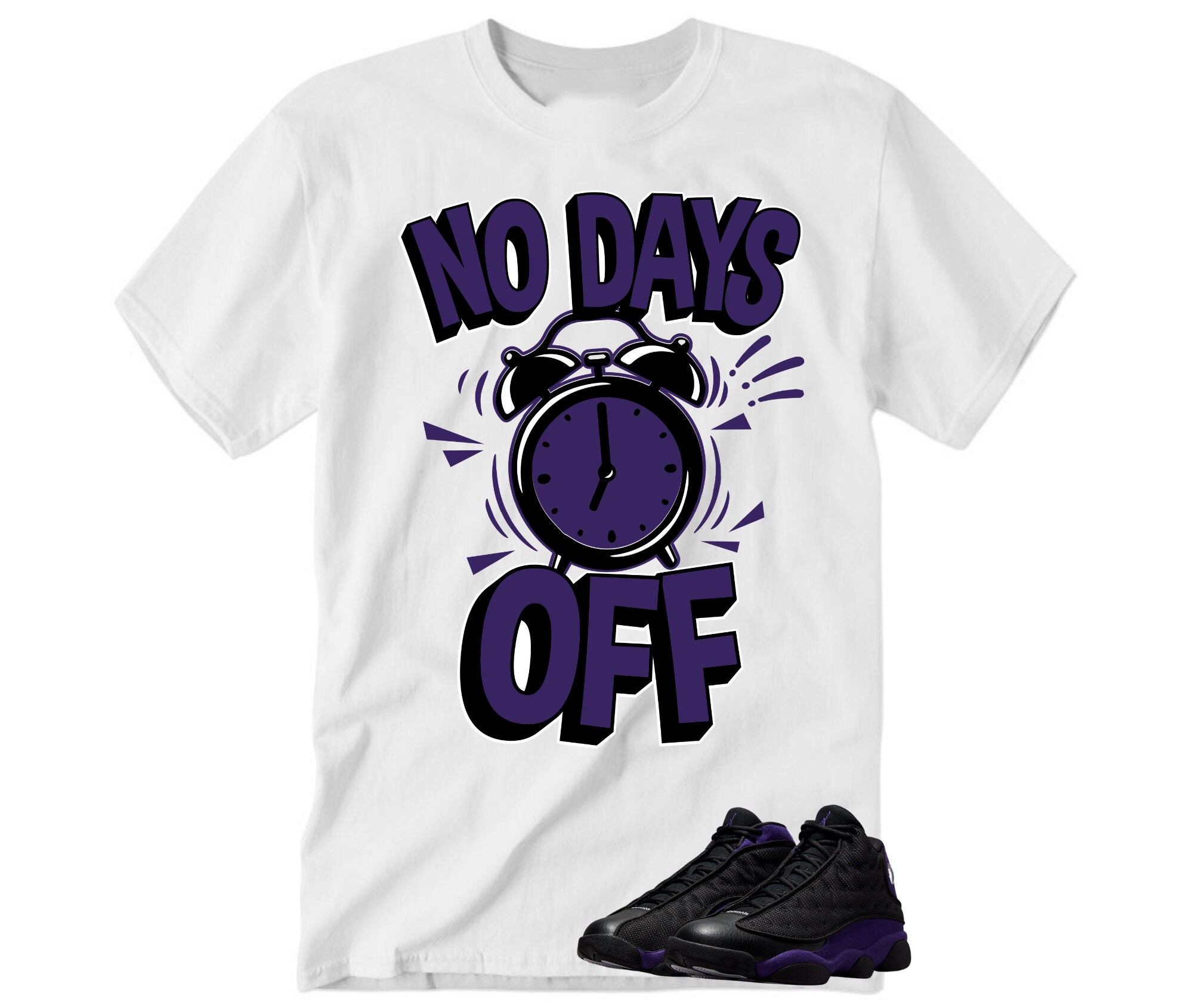 purple 13s shirt