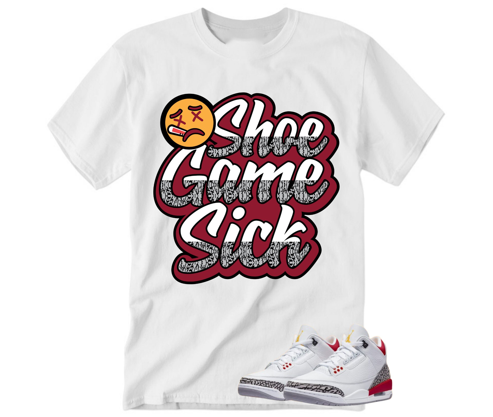 Cardinal Red 3s Shirt to Match Cardinal 