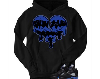 black and blue jordan sweatshirt