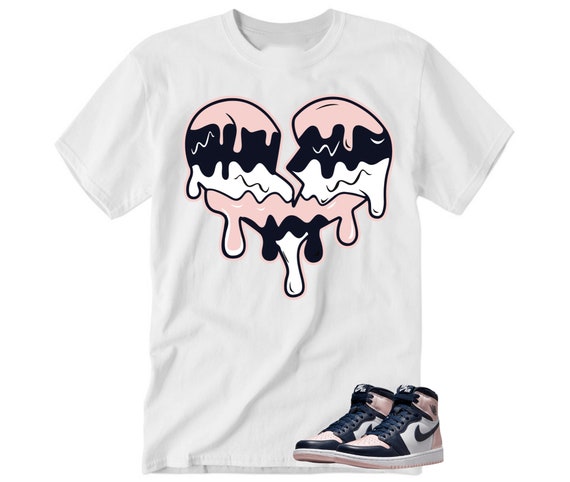 Jordan 1 Atmosphere Shirt Drip Heart 