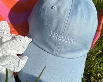 Mouse Cap - Embroidered caps colorful - Cute gift idea - Caps with saying - best friend - Dad Hat Style - Baseball cap pink - Gifts summer