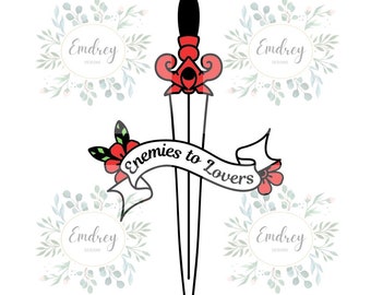SVG PNG JPG - Feinde für Liebhaber - Digitale Datei - Cricut Silhouette