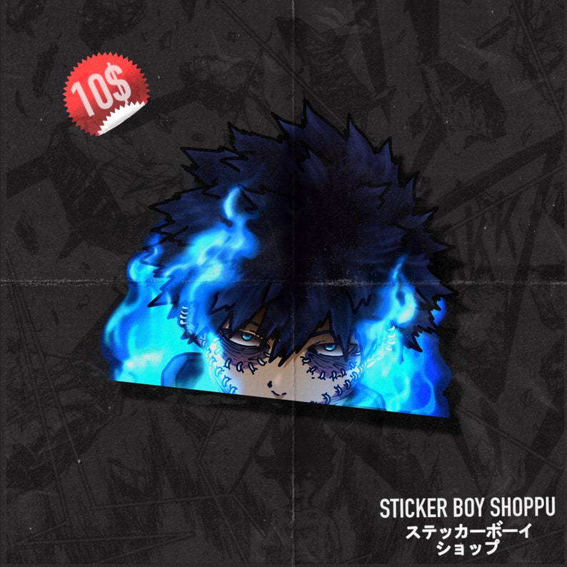 villain league anime peeker decal sticker 