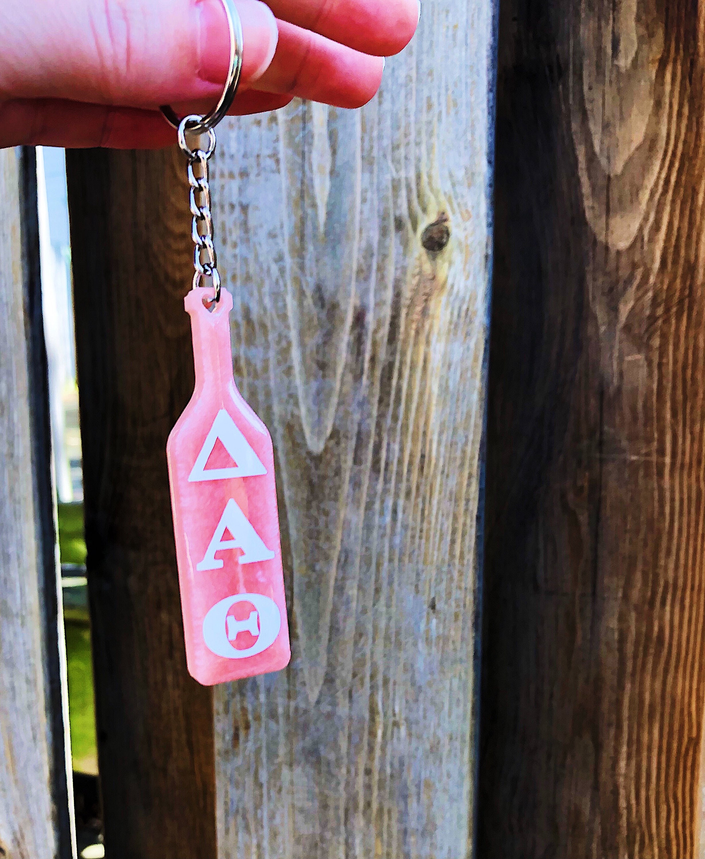 Solid Custom Paddle Keychain Etsy