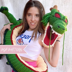 Shenron Dragon XXL Crochet Pattern *PDF File ONLY* Spanish / Catalan / English