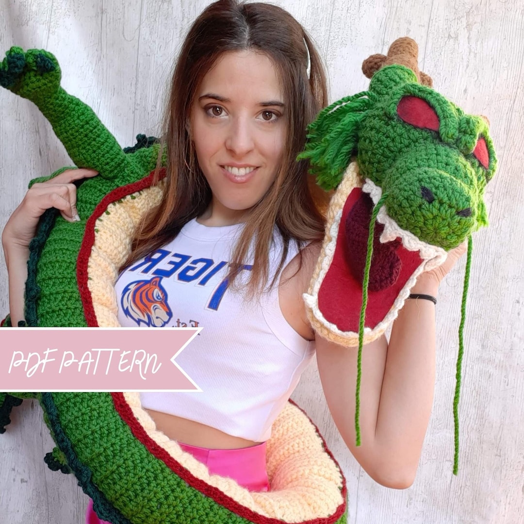 Shenron Dragon XXL Crochet Pattern *PDF File ONLY* Spanish