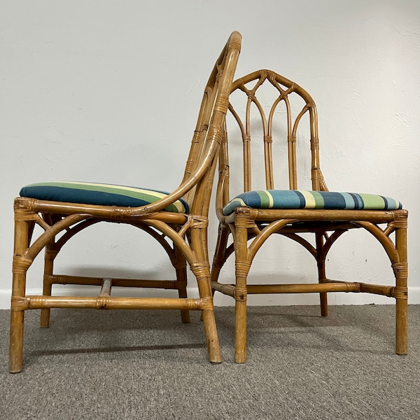 Bamboo Dining Chairs Etsy