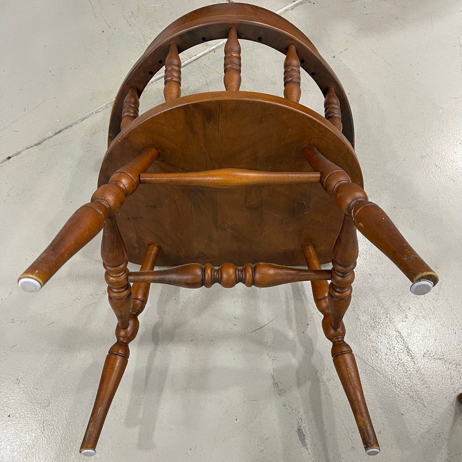 Set of 4 Thomasville Stamped Country Farmhouse Vintage Dining Chair