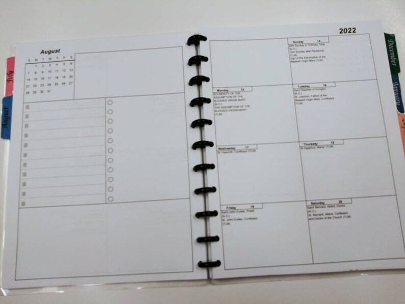 20232024 Catholic Planner Dashboard Layout Habit Tracker Etsy Canada