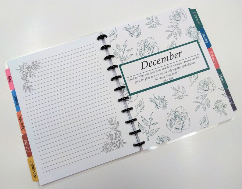 20232024 Catholic Planner Hourly Layout, Habit Tracker, Academic