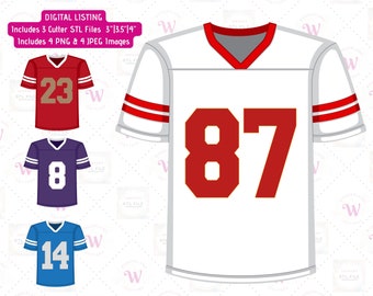 DIGITAL STL - Football Jersey Cookie Cutter STL files ·  3 Sizes:   3" |3.5" | 4" – Includes 4 Images