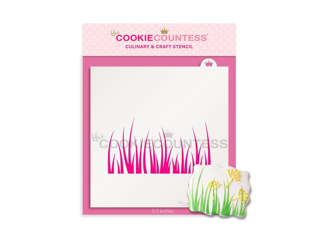 Tall Grass Stencil Quick Shipping Etsy