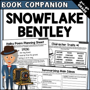 Snowflake Bentley Read-aloud Book Companion Activities - Etsy