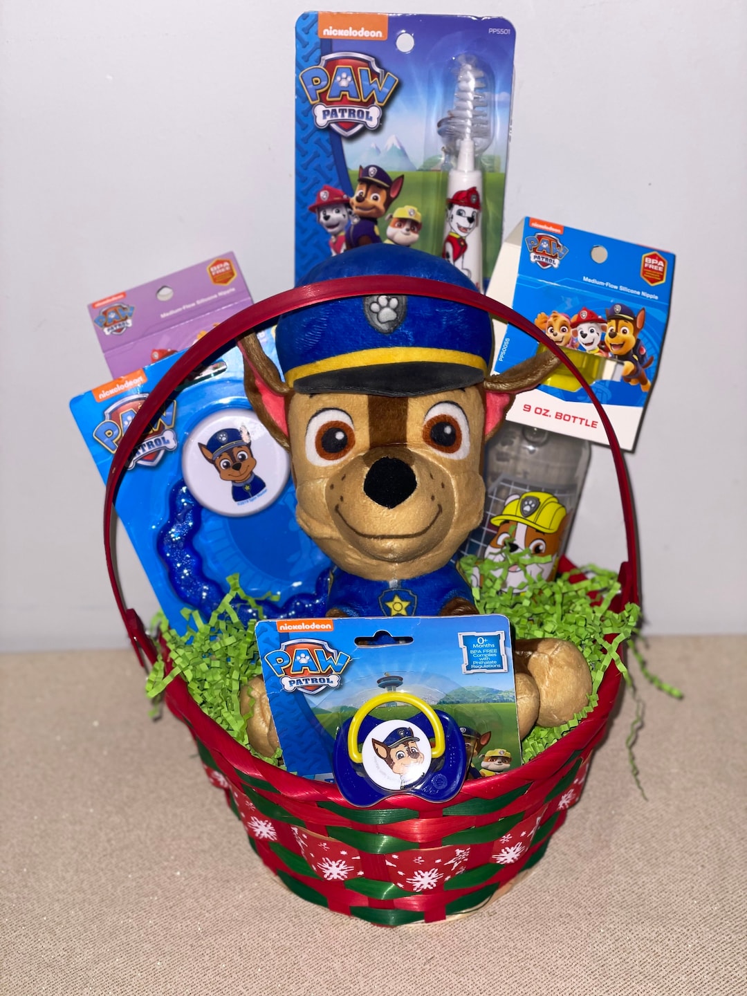 Baby Paw Patrol Basket Etsy