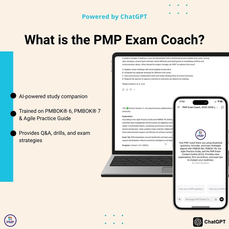 PMP Exam Prep | 2025 - 2026 | Ai-powered Study Guide | PMBOK 6 & 7 ...