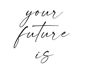 3 Pieces Wall Art Printable Quote For Home and Office Decor, Your Future Is The Action That You Start Now Black and White Collage Canvas set