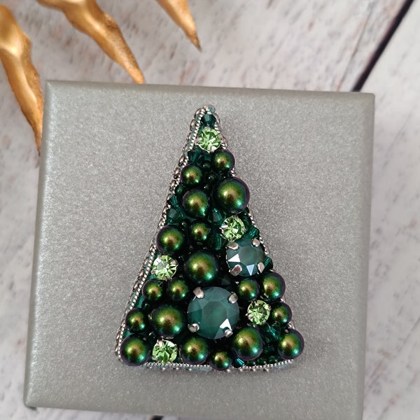 Broche sapin de Noël