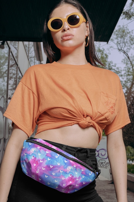 Pink Tie Dye Fanny Pack