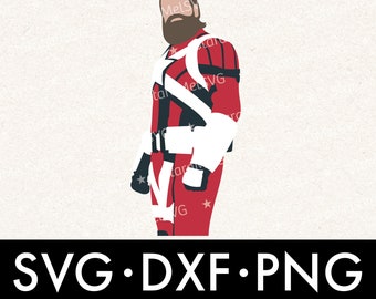 Red Guardian SVG | Alexei Shostakov Graphic | Marvel Clipart | Black Widow PNG | Cricut Cut File | Silhouette Cameo DXF | Commercial Use