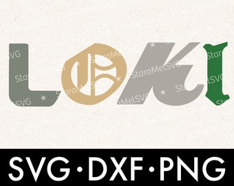 Loki Logo SVG | Marvel Logo Graphic | TVA Clipart | Avengers PNG | Cricut Cut File | Silhouette Cameo | Commercial Use