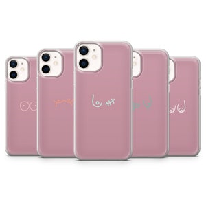 Breast Cancer Phone Case Woman Health Cover fit for iPhone 14 Pro, 13, 12, 11, XR, 8+, 7 & Samsung S21, A50, A51, A53, Huawei P20, P30 Lite