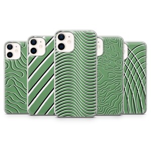 Line Art Abstract Case Aesthetic phone Cover fit for iPhone 14 Pro, 13, 12, 11, XR, 8+, 7 & Samsung S21, A50, A51, A53, Huawei P20, P30 Lite