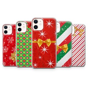 Christmas Phone Case Xmas Mood Cover fit for iPhone 14 Pro, 13, 12, 11, XR, 8+, 7 & Samsung S21, A50, A51, A53, Huawei P20, P30 Lite