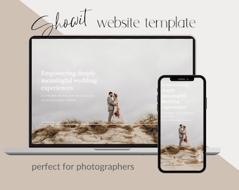 Showit Website Template für Fotografen, Showit Blog, Website Design, Showit Landing Page, Website Template, Showit Website, anpassbar