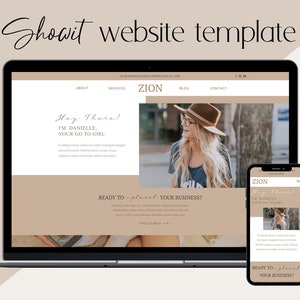 Show it Website Template, Showit Website, Showit Landing Page, Showit Blog, Website Design, Website Template, Website Template for Coaches
