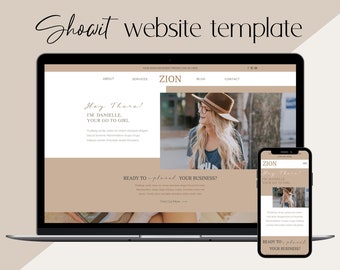 Showit Website Template, Showit Website, Showit Landing Page, Showit Blog, Website Design, Website Template, Website Template für Coaches
