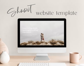 Showit Website Template for Photographers, Showit Blog Template, Showit Sales Page Template, Photography Website, Customizable Website