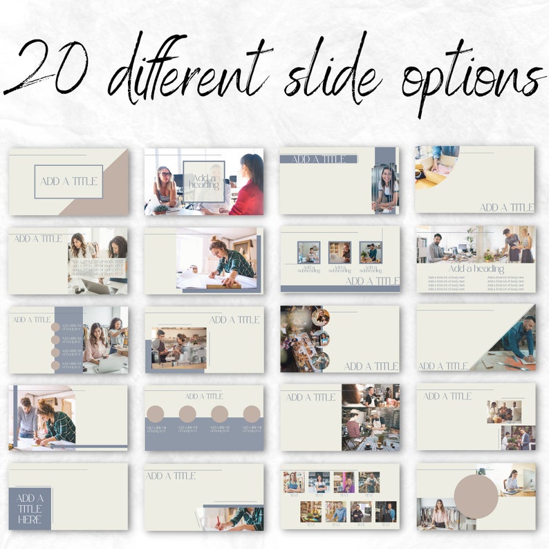 Canva Slide Deck Template for Presentations Etsy