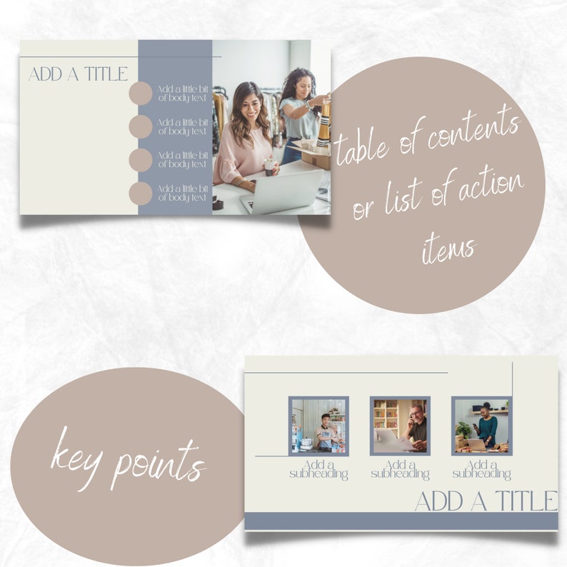 Canva Slide Deck Template for Presentations Etsy