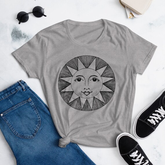 Sun Celestial Shirt Sunshine T-Shirt Cool Summer Shirt | Etsy