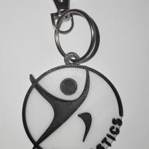 Custom 3D Printed Keychain Gymnastics Keychain-Gymnastics Team Gifts-Team Keychain-Sports Gifts - Custom Keychain-Custom Bag Tag Gymnastics