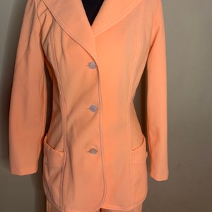 Koret of California Vintage Bell Bottom Flared Leg Pant Suit 1970s Womens Suit